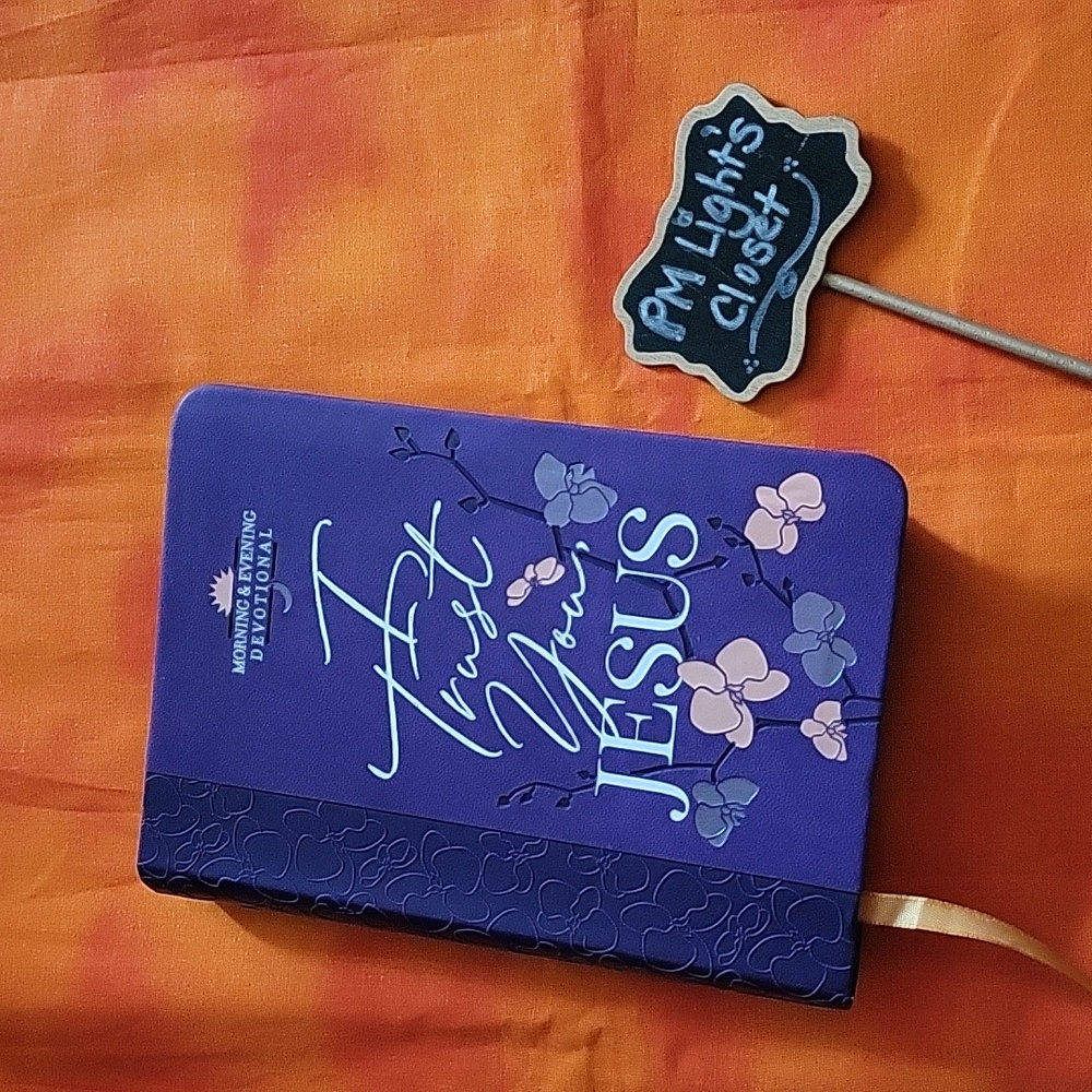 I Trust You, Jesus Morning & Evening Devotional Book New Purple Cover